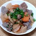 ポニーリボン's cooksnap of when they made 家族に好評！牛バラと柔らかーい大根の煮物.
