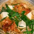 マダムキュリー's cooksnap of when they made スープまで飲みほす簡単キムチ鍋!!節約!.