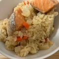 ☆苹凛☆'s cooksnap of when they made 鮭の炊き込みご飯.