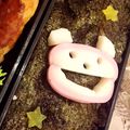 おうちごはん☆'s cooksnap of when they made お弁当に！蒲鉾のクマちゃん.
