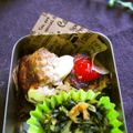 haruku221's cooksnap of when they made お弁当用！超簡単チーズinミニハンバーグ.