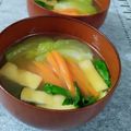 Yukiまむ's cooksnap of when they made ごま油がよく合う☆ちんげん菜のお味噌汁.