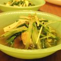 綾タン's cooksnap of when they made *水菜と油揚げのさっと煮*.