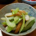 yukitarooo's cooksnap of when they made セロリとさつま揚げの炒め煮.