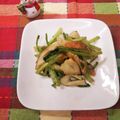 4児男子母さんの台所's cooksnap of when they made かぶの葉とさつま揚げの蒸し炒め.
