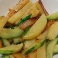 イケイケちっち's cooksnap of when they made あと一品に♪キュウリとジャガイモの中華炒.