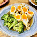 ねっちゃんっ's cooksnap of when they made 母親の味♪巾着卵と小松菜の煮物.