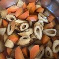 こぅちぃ's cooksnap of when they made シャトルシェフ で人参 大根 鶏の煮物.