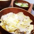 miki__chan's cooksnap of when they made 鶏胸肉で簡単！(^ω^)親子丼.