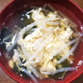 プルル♥️シーマ's cooksnap of when they made もやしとわかめの卵コンソメスープ.