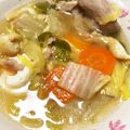 mionami's cooksnap of when they made しょうゆ鍋.