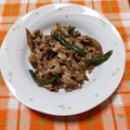 ﾁｲﾁｬﾝﾏﾏ's cooksnap of when they made 簡単♪ごぼうとピーマン☆豚バラの甘辛炒め.