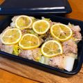 samakosama's cooksnap of when they made レモン風味♪豚肉＆白菜＆もやしのレンジ蒸.