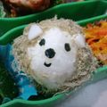 おんかめ's cooksnap of when they made 簡単シックに大人キャラ弁★ハリネズミ.
