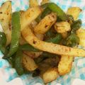 Halcandy51's cooksnap of when they made じゃがいもとピーマンのカレー炒め.