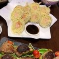 2児ママみきてぃ's cooksnap of when they made 苦くないゴーヤの天ぷら おつまみに。.