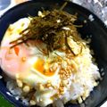 ユーロン's cooksnap of when they made OWTKG(温泉卵タヌキかけごはん).
