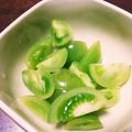 mo5562's cooksnap of when they made 青いトマトのお漬物.