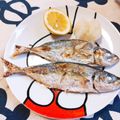 ﾁｲﾁｬﾝﾏﾏ's cooksnap of when they made ☆アジの塩焼き☆グリルで焼けます☆.