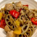 ☆megunyan☆'s cooksnap of when they made ☆鶏もも肉とレンコンの甘辛炒め☆.
