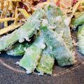 ＊＊もっさん＊＊'s cooksnap of when they made モロッコいんげんのごま天ぷら.