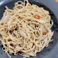yujif's cooksnap of when they made 蕎麦ペペロンチーノ.
