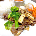 YUH♡ママ's cooksnap of when they made 簡単☆牛肉とエリンギの粒マスタード炒め.