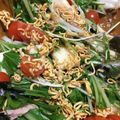 はとポ's cooksnap of when they made シャキシャキ♪水菜と山芋のサラダ海苔風味.