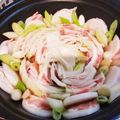 ゆい☆☆ママ's cooksnap of when they made 花咲くミルフィーユ鍋＊豚バラと白菜と大根.