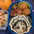 tmm1205K's cooksnap of when they made キャラ弁　鬼滅の刃 炭治郎.