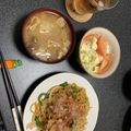 Aokokko♩'s cooksnap of when they made 屋台風の技あり簡単☆ソース焼きそば.