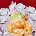 ☆むさし☆'s cooksnap of when they made トマトとろける♡チーズスクランブルエッグ.
