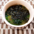 あーこ姐's cooksnap of when they made ❁ほうれん草と海苔の味噌汁❁.