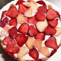 みっきちっちゃん's cooksnap of when they made 濃厚レアチーズケーキ（苺バージョン）.