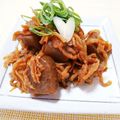 ぱふ's cooksnap of when they made こんにゃくと切り干し大根味噌煮.