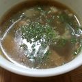 ねこはがき's cooksnap of when they made ごぼう玉ねぎベーコンの＊コクうまスープ.