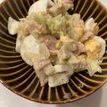 105♡'s cooksnap of when they made ◎里芋と卵のサラダ◎.