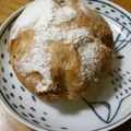 ねこはがき's cooksnap of when they made くるみたっぷり、手ごねで焼く全粒粉パン.