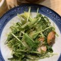ポメちょん's cooksnap of when they made * 水菜と長葱とベーコンの洋風煮浸し *.