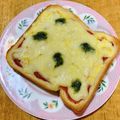 シルバニア's cooksnap of when they made ☆バジル香るホットサンド☆.