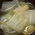 クックM6DK2O☆'s cooksnap of when they made 白菜と油揚げの中華風スープ.