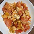 KUUUUUUMIN's cooksnap of when they made 中華風味なトマ玉炒め♬.