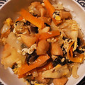 miwalin's cooksnap of when they made から揚げ生まれ変わり卵とじ.