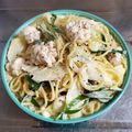 ebipeco's cooksnap of when they made 冬の醍醐味☆白子と葱の和風クリームパスタ.