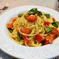 アイリッシュショコラ's cooksnap of when they made バジルとトマトの冷製パスタ.