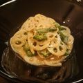 ケダン's cooksnap of when they made 絶品☆蓮根とオクラのごま和え.