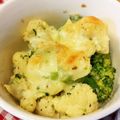 banbonmama's cooksnap of when they made ブロッコリーとカリフラワーのチーズ焼き.