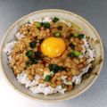 あたりめっこ's cooksnap of when they made 納豆のタレみたいなタレで納豆卵がけご飯♪.