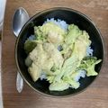 えみかめれぽ's cooksnap of when they made 鶏むね肉とキャベツのカレーマヨ炒め♪.