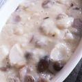 choco03's cooksnap of when they made 長いもとベーコンのとろ～りグラタン.